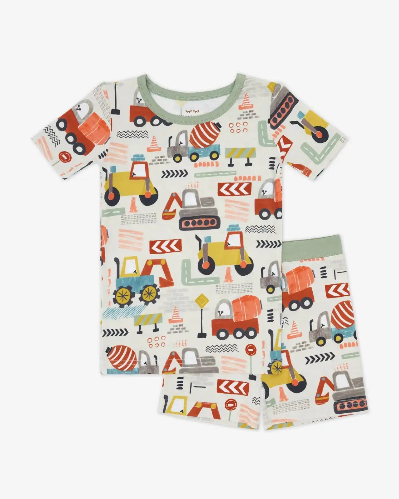 Mini Builders Two-Piece Short Sleeve & Shorts Pajama Set