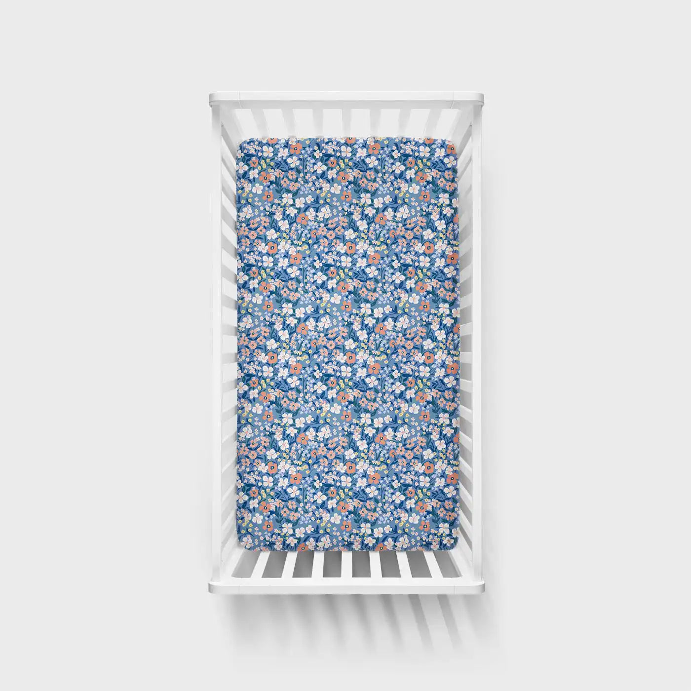 Petite Petals Fitted Crib Sheet