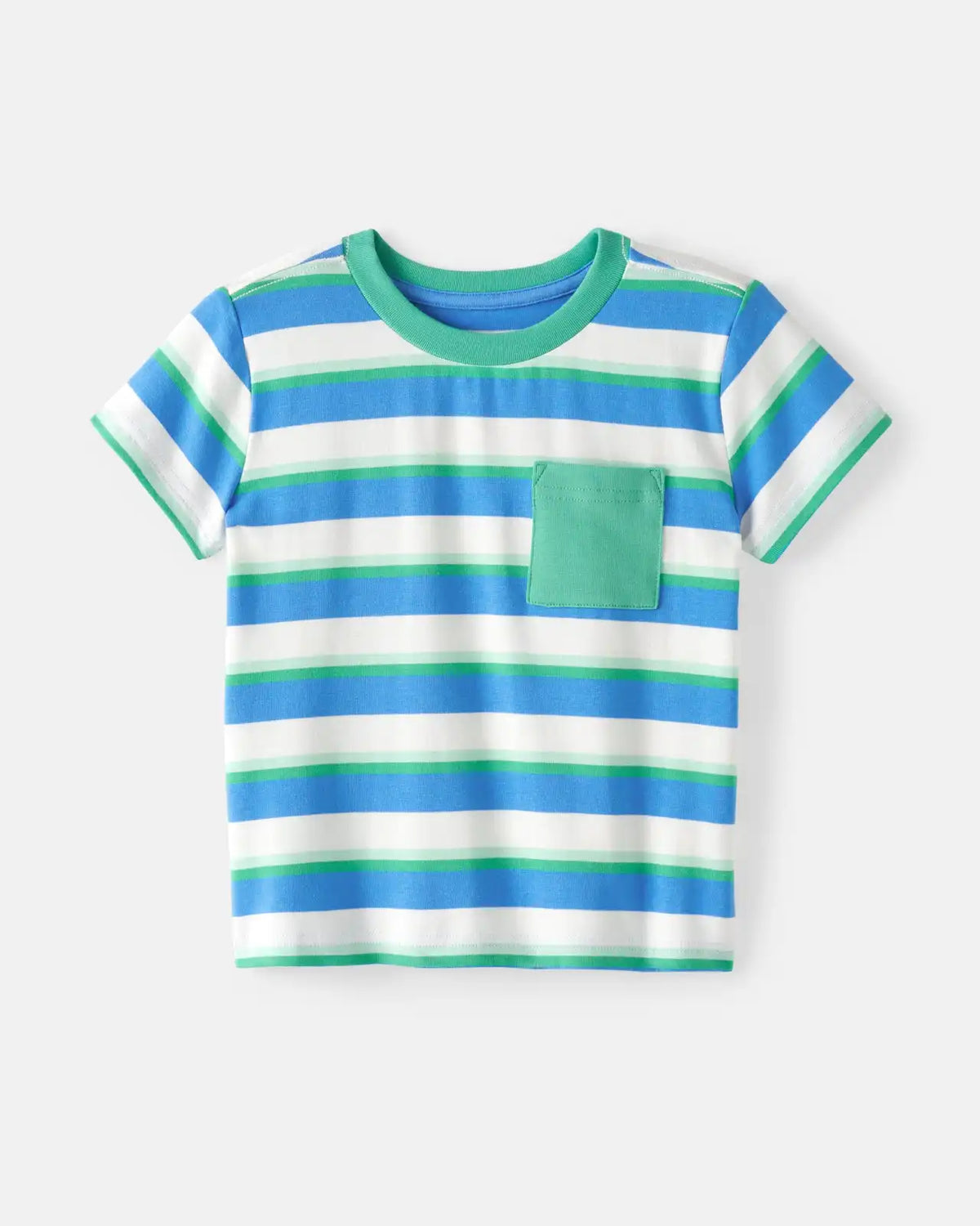 Blue Bolt Stripes Relaxed Pocket Tee