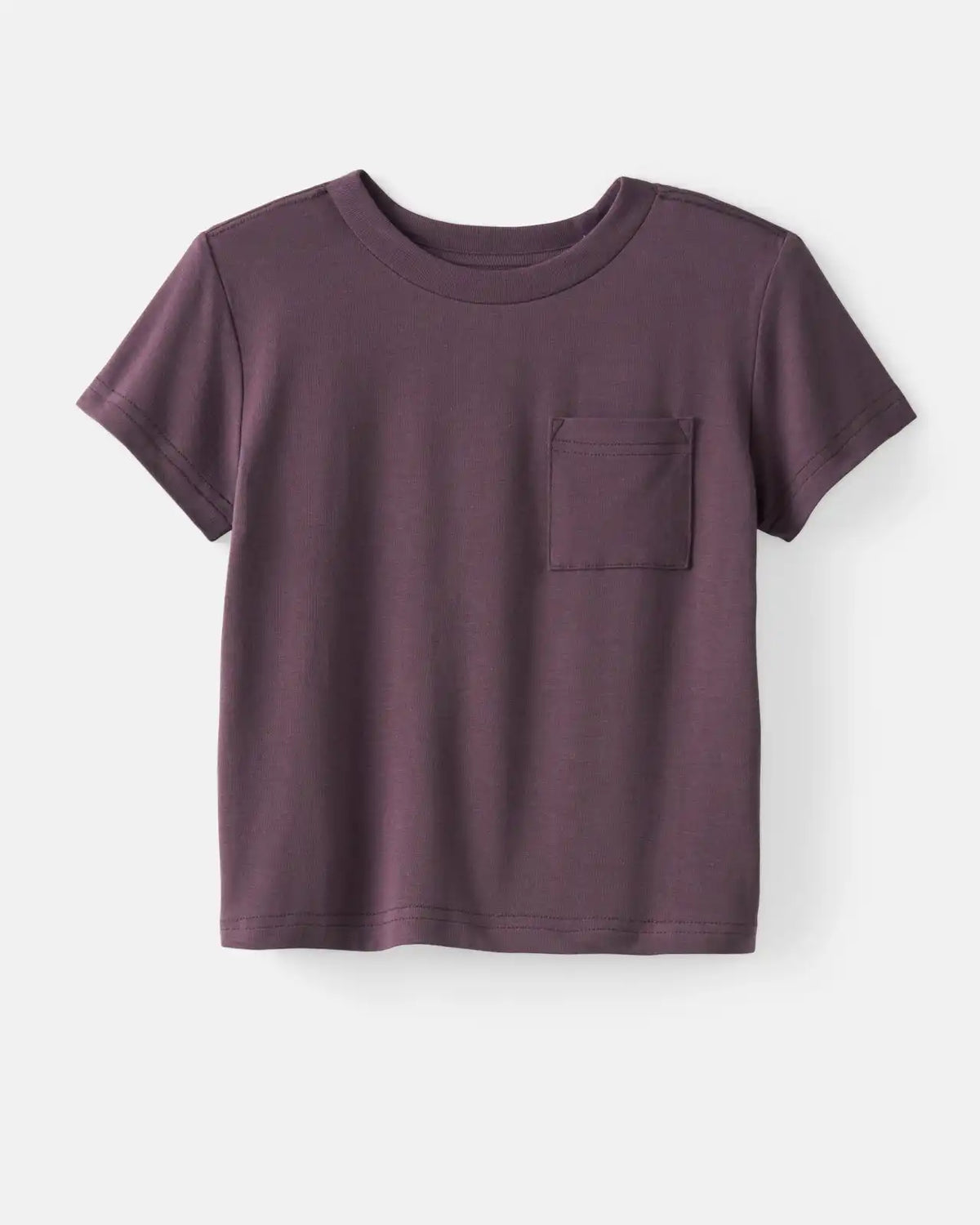 Vintage Plum Relaxed Pocket Tee