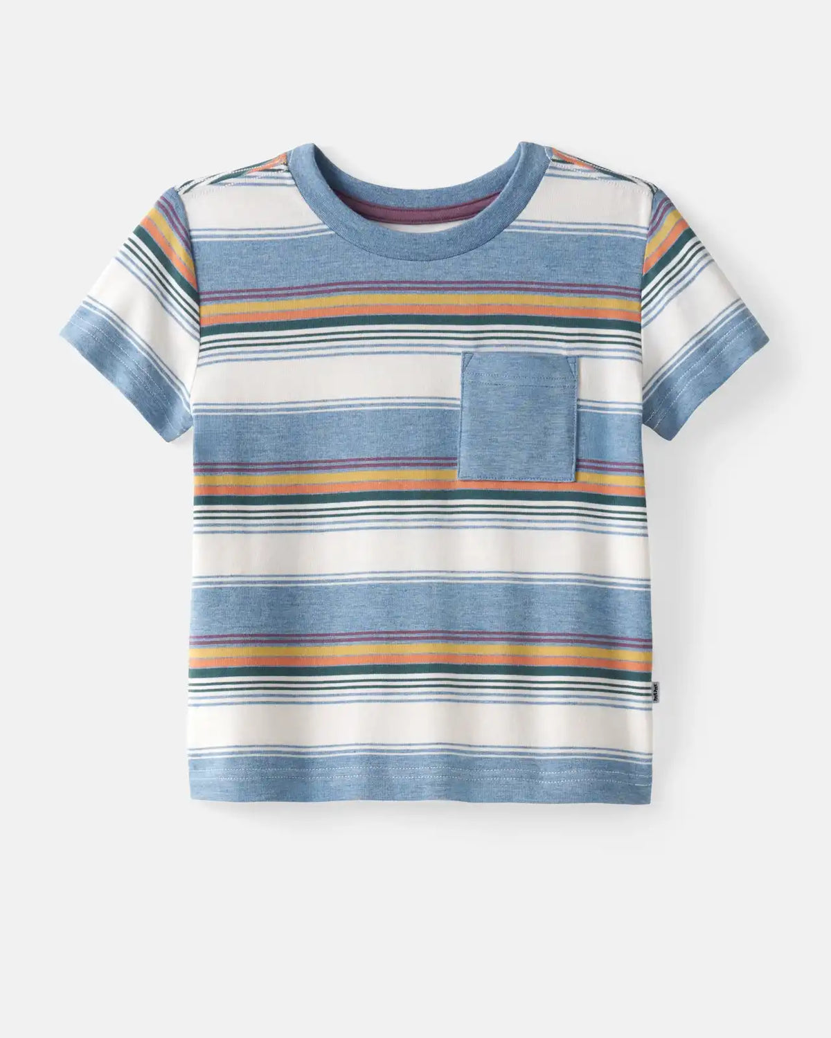 Explorer Stripes Relaxed Pocket Tee