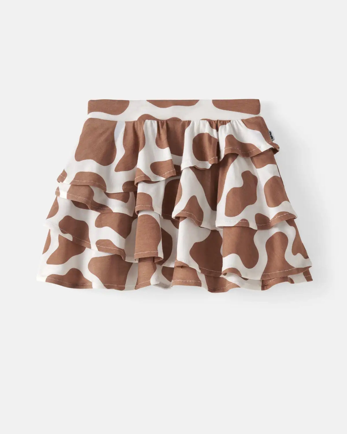 Milk Chocolate Moo Crew Ruffle Skort