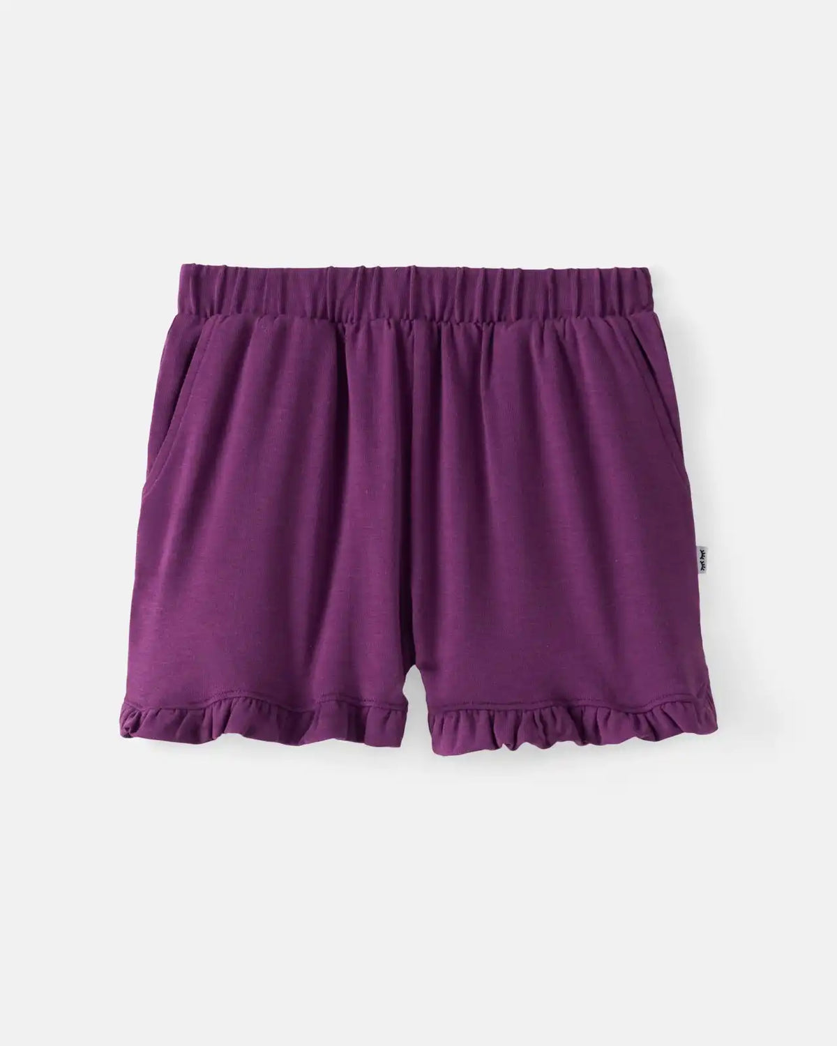 Royal Violet Ruffle Shorts