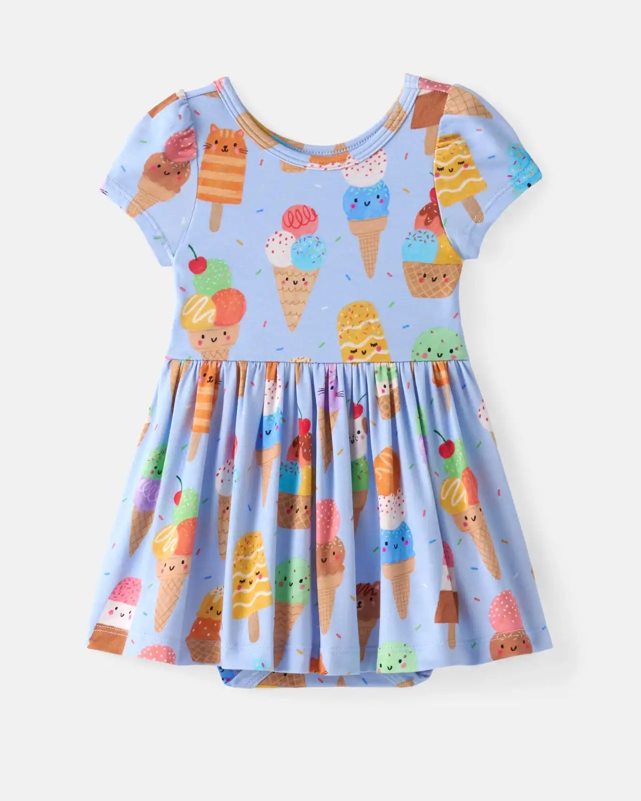 Scoop Squad Skater Dress with Bodysuit