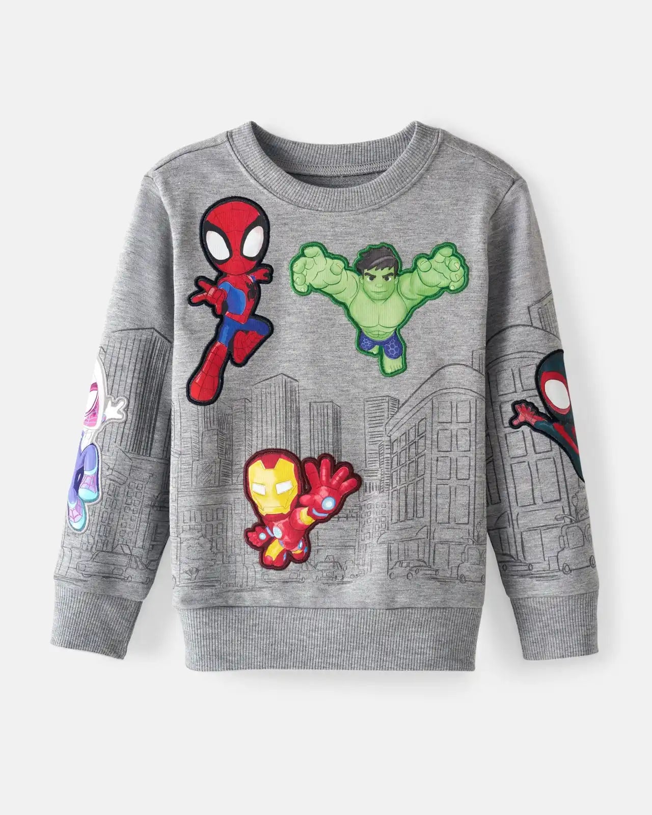 Spidey & His Amazing Friends Mighty City Heroes Crewneck Sweatshirt