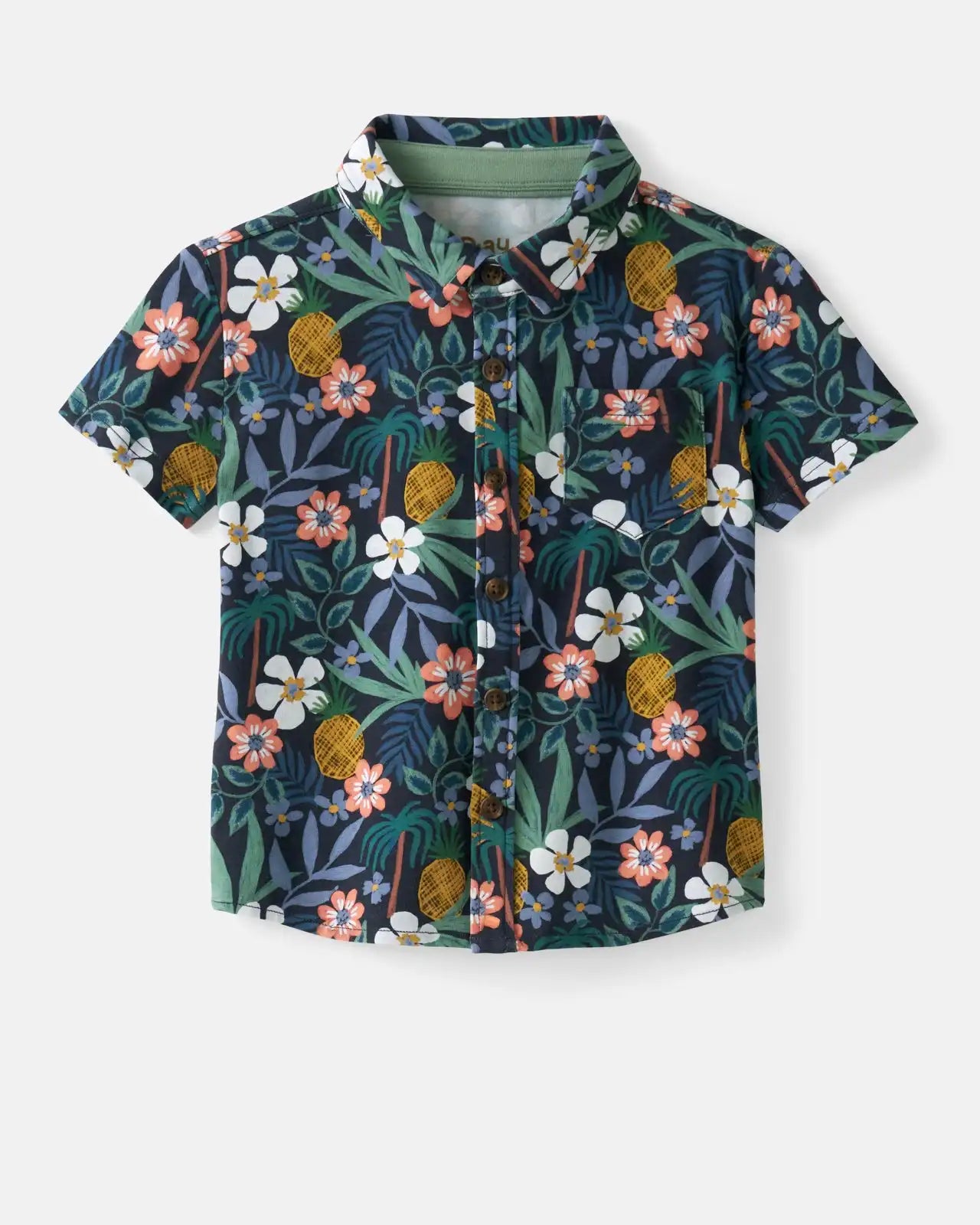 Tropical Garden Button Down Polo