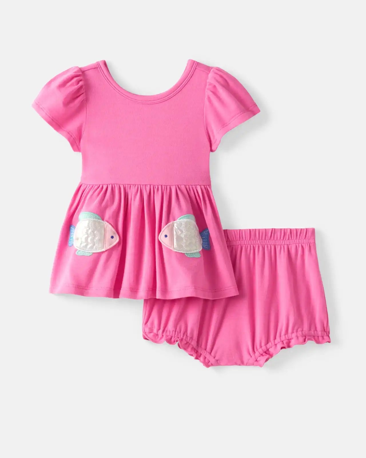 Sparkling Scales Empire Tunic Top with Bloomer