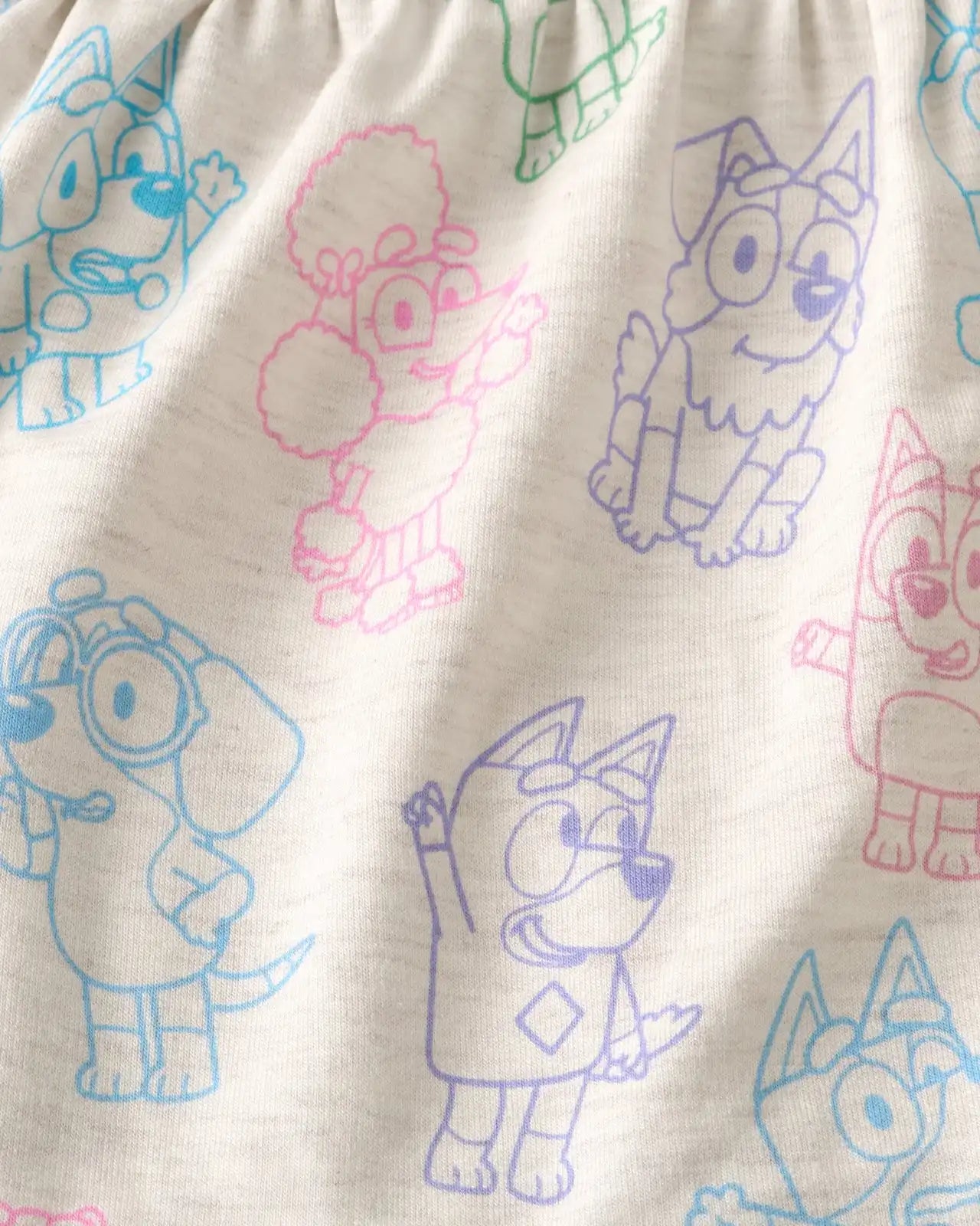 Bluey Playtime Crew Ruffle Skort