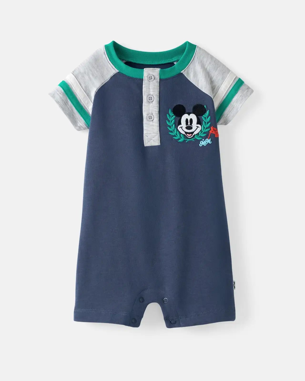 Disney Mickey Mouse Sports Club Henley Shorty Romper