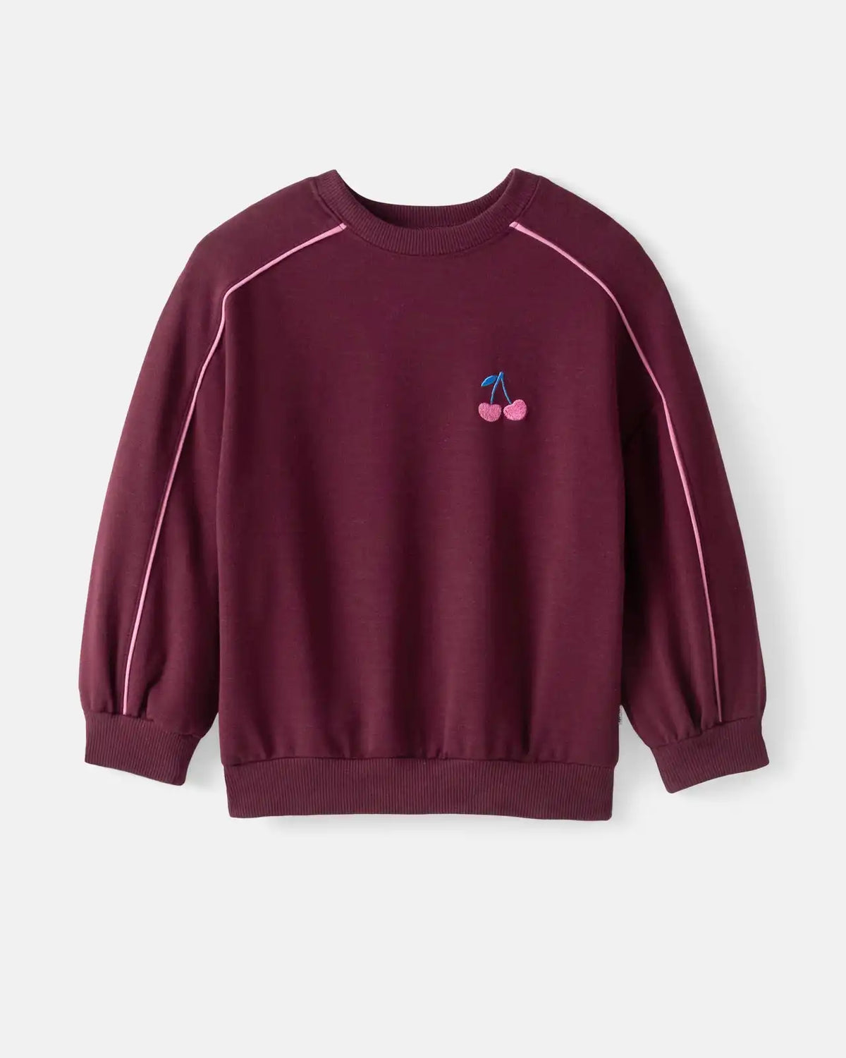 Classic Burgundy Drop Shoulder Crewneck