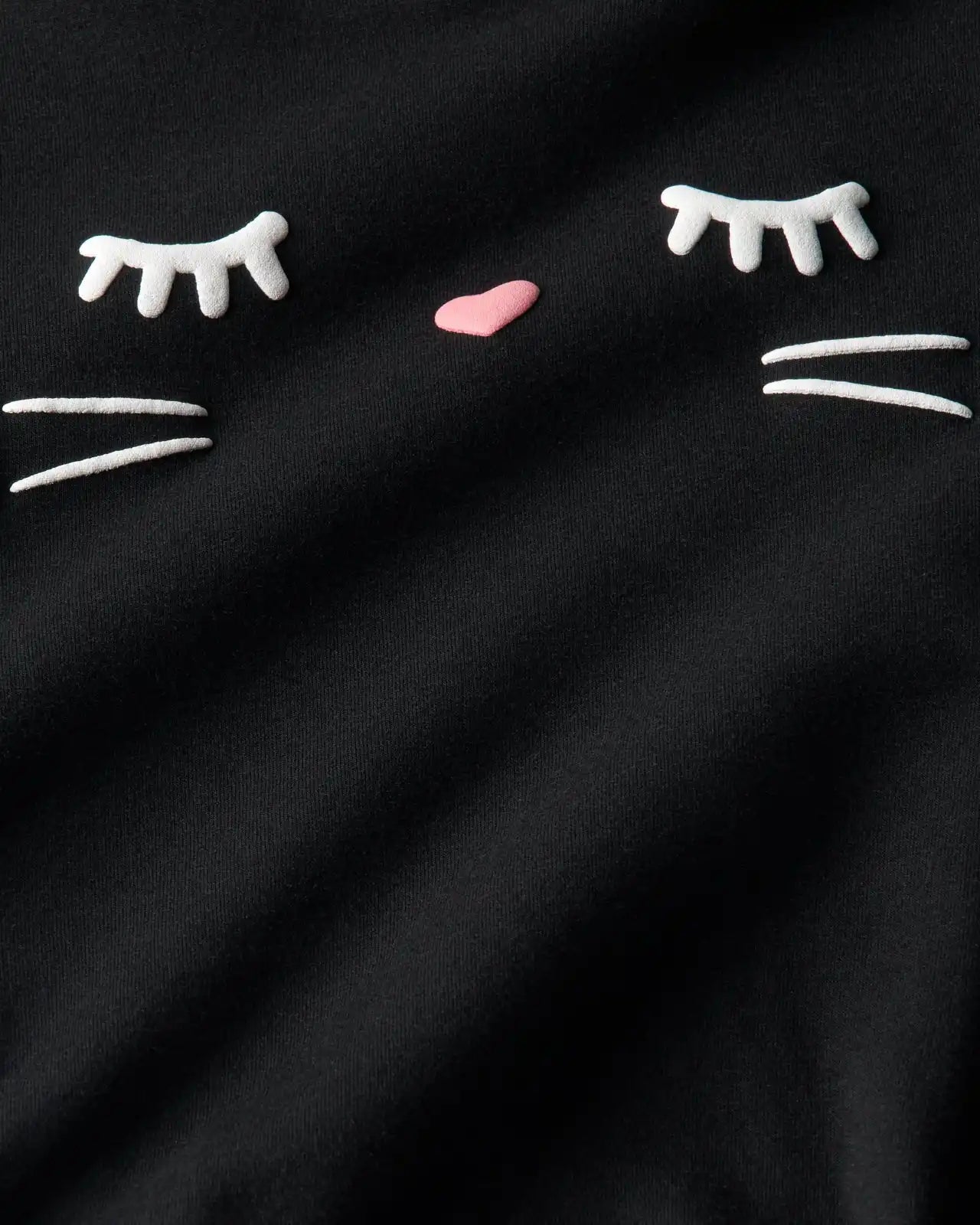 Black Cat Hoodie Romper