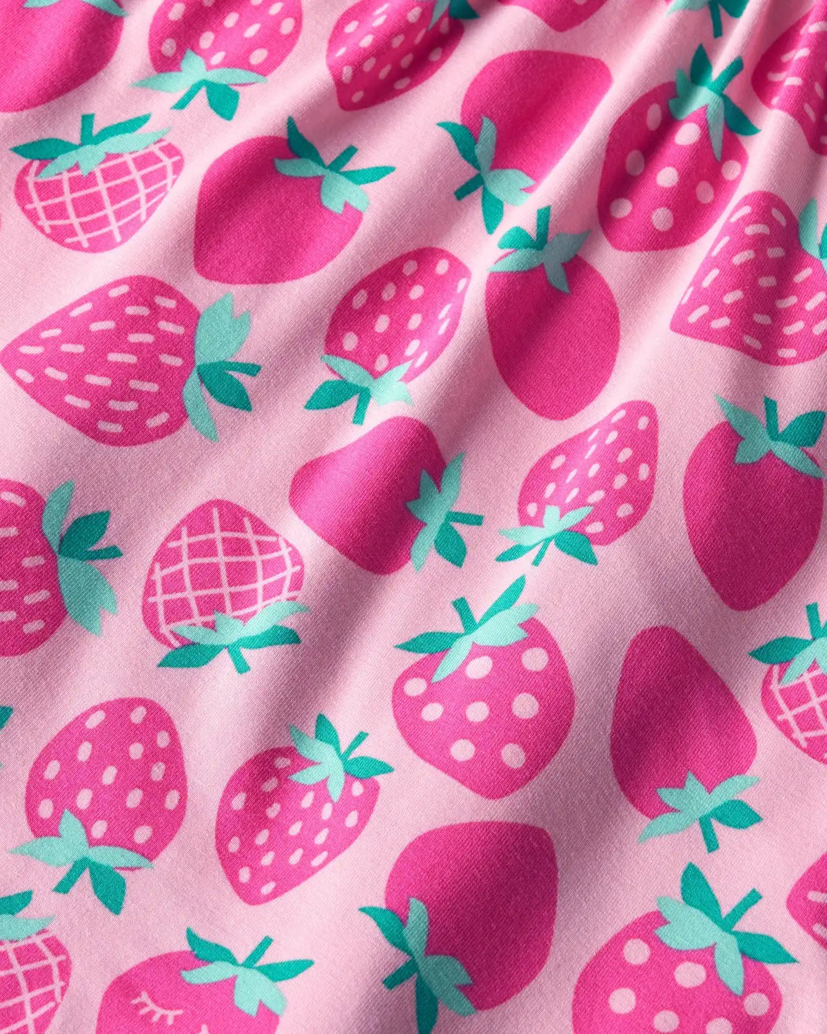 Sweet Strawberries Flutter Twirl Dress with Bodysuit