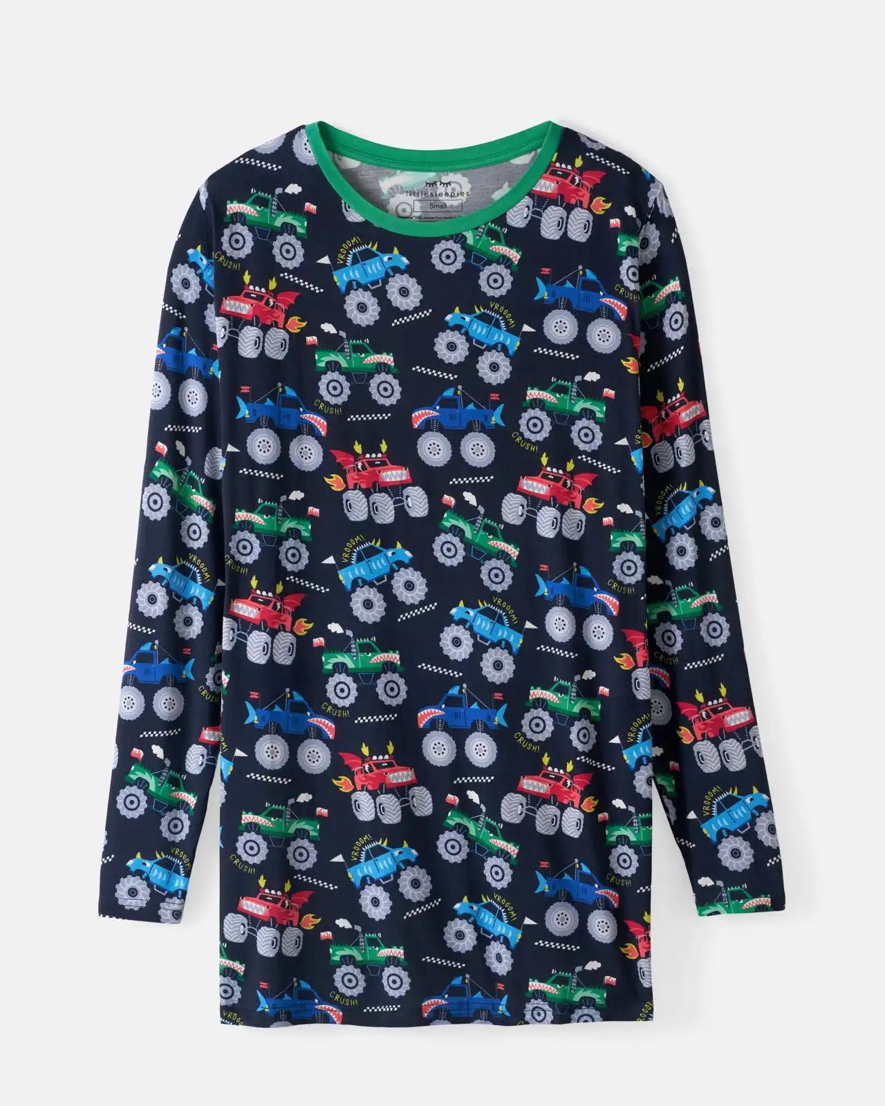 Monster Truck Madness Men's Long Sleeve Pajama Top