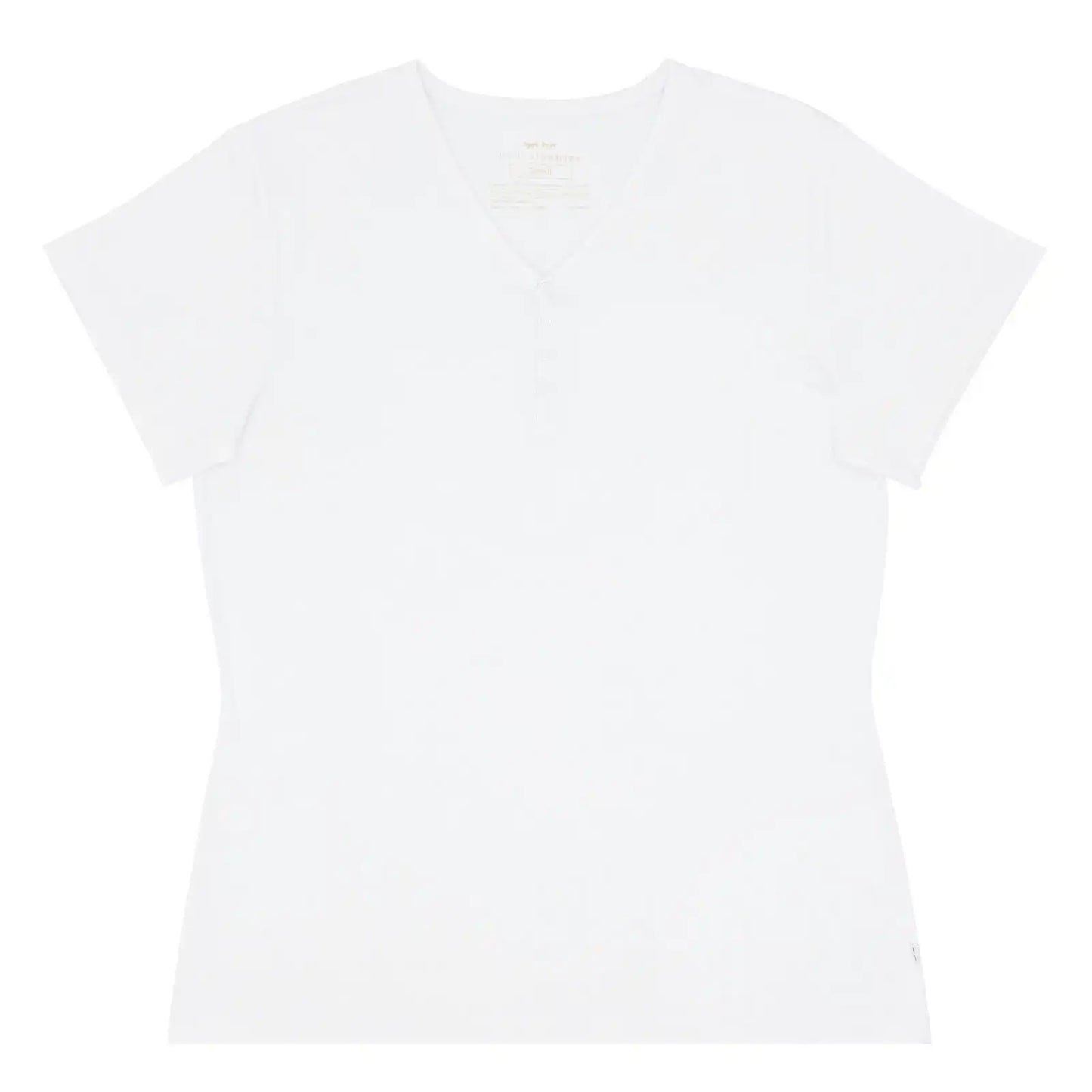 Bright White Women's Short Sleeve Pajama Top