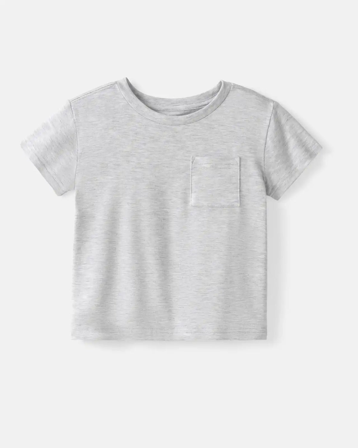 Light Heather Gray Relaxed Pocket Tee