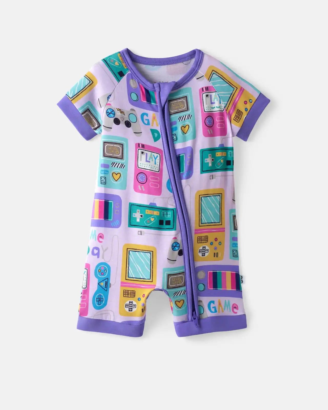Purple Game On Shorty Zippy