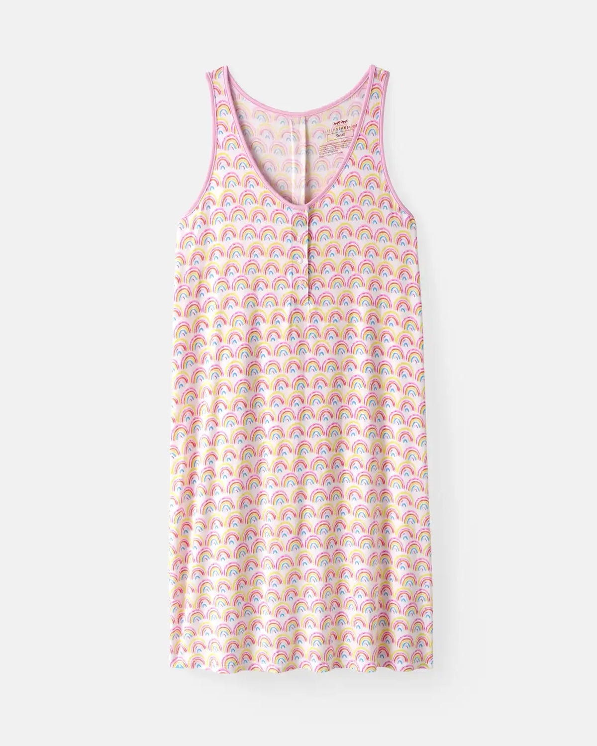 Pastel Rainbows Women's Tank Nightgown