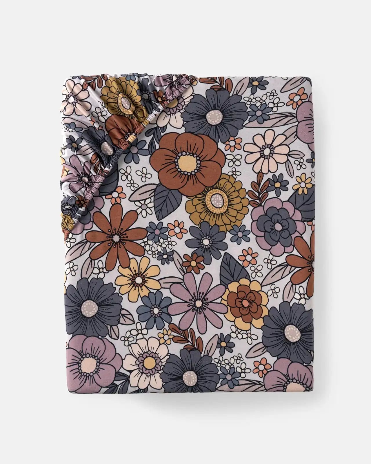 Wildwood Floral Fitted Crib Sheet