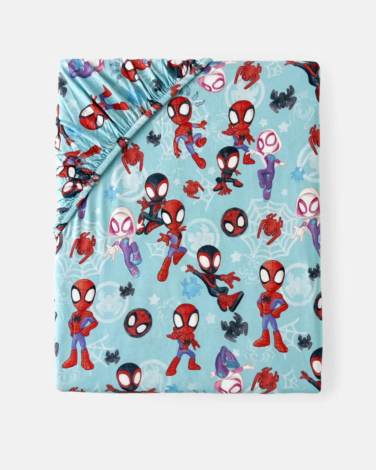 Spidey & His Amazing Friends Tiny Webs Fitted Crib Sheet