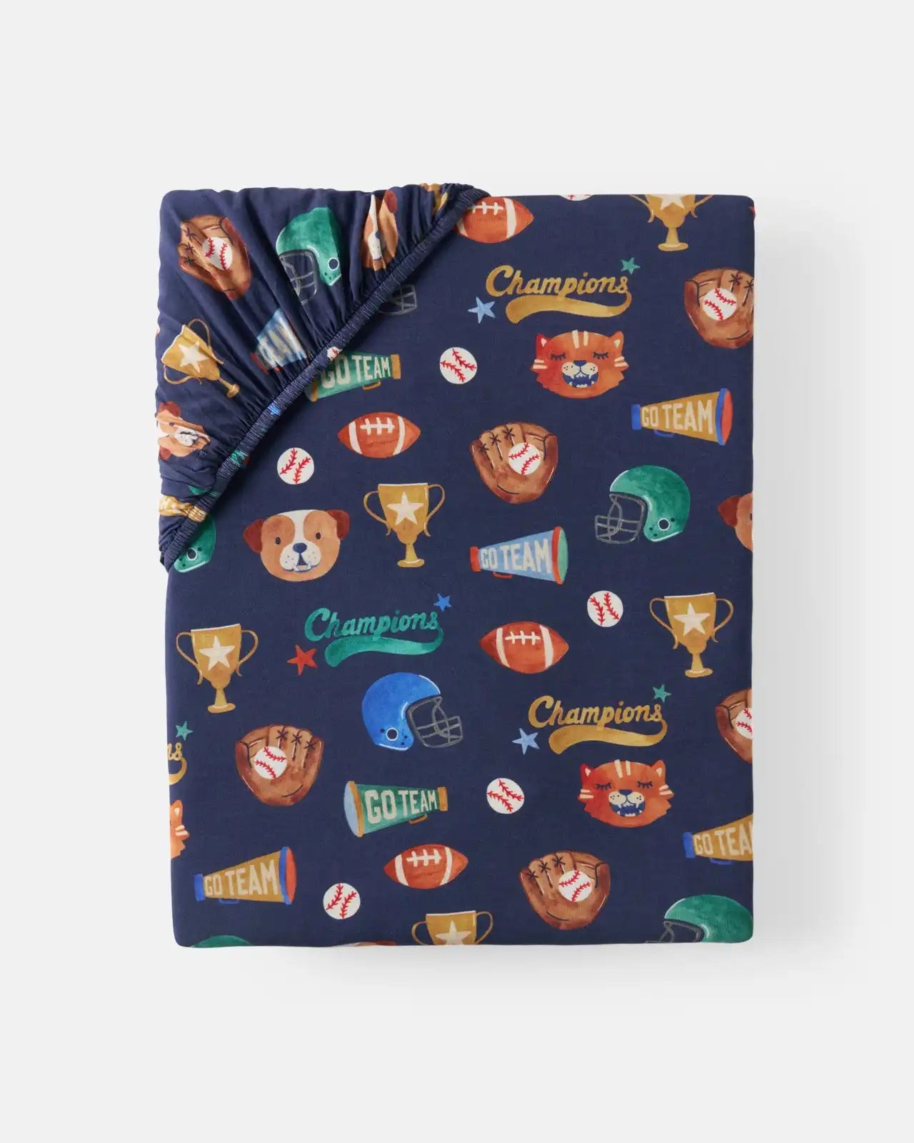 Team Spirit Fitted Crib Sheet
