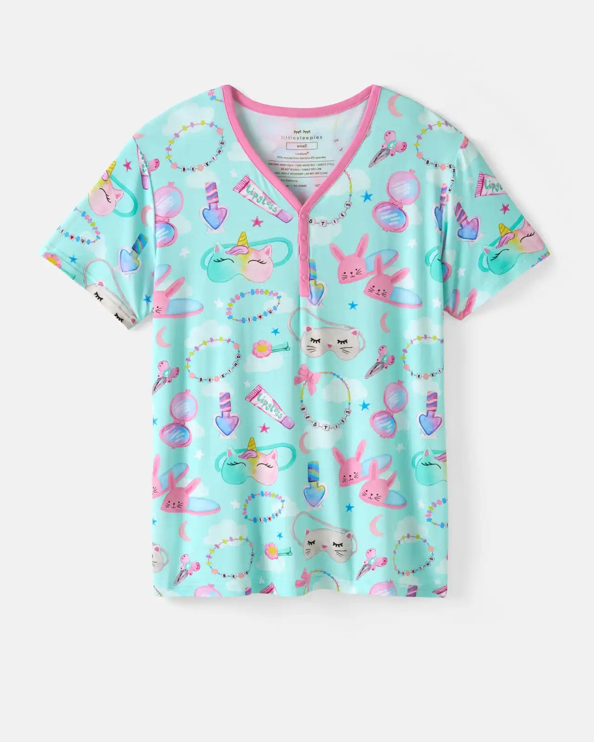 Slumber Club Women's Short Sleeve Pajama Top
