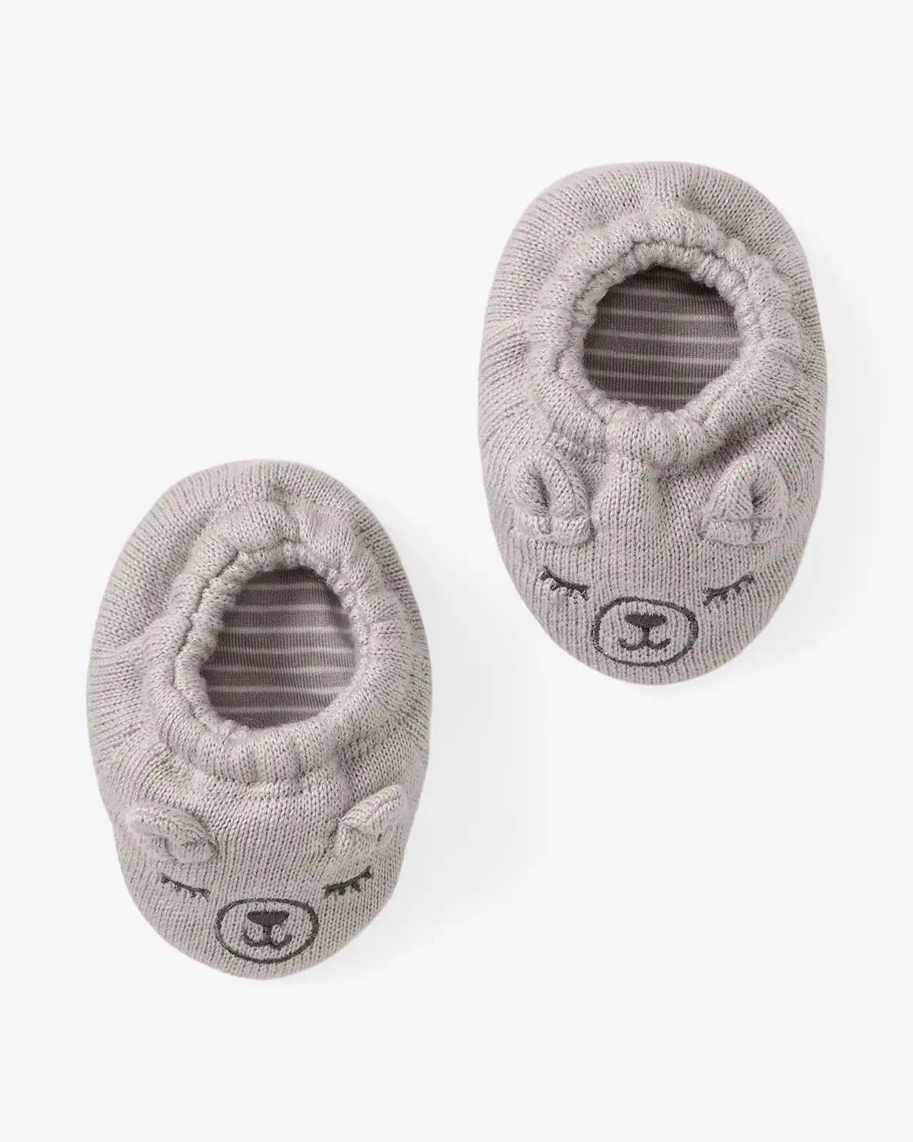 Dove Gray Bear Booties