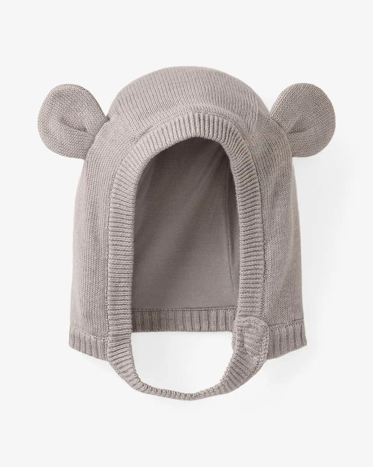 Dove Gray Bear Bonnet