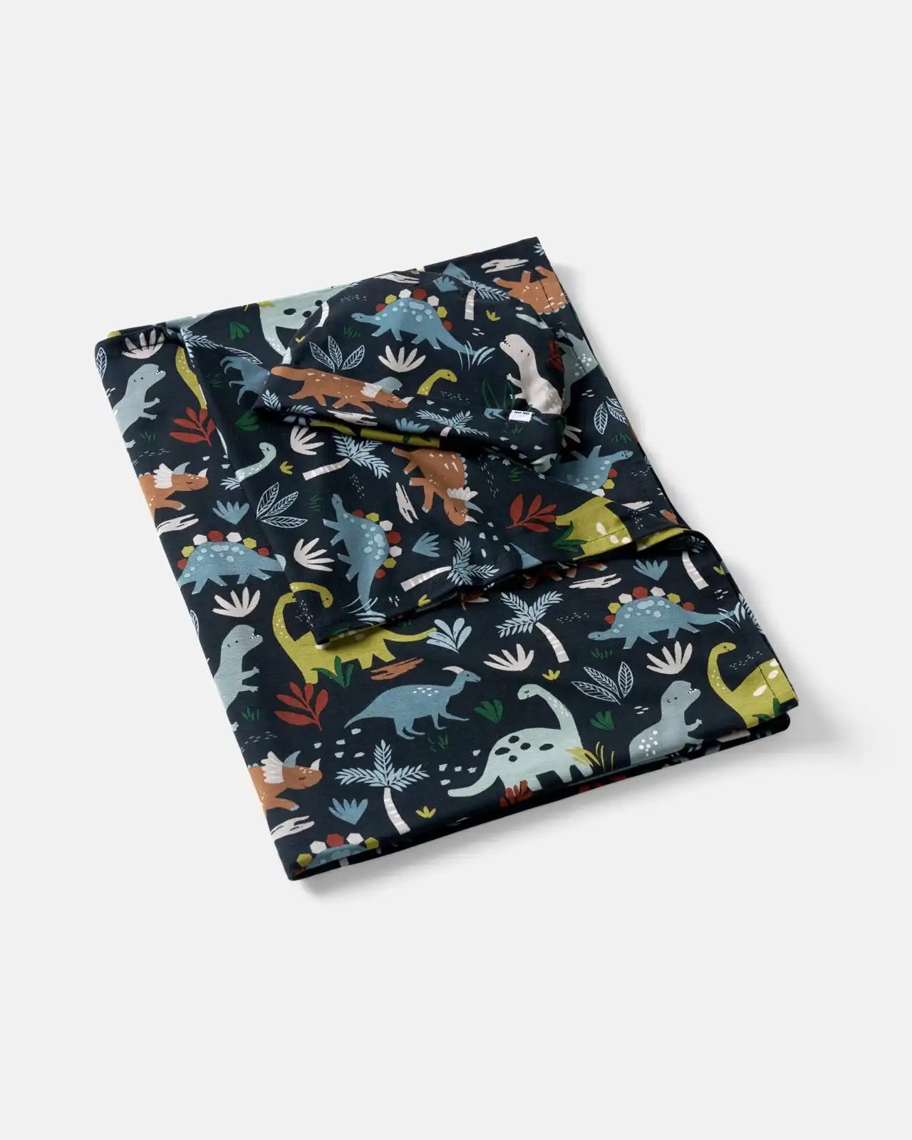 Navy Jurassic Jungle Swaddle & Beanie Set
