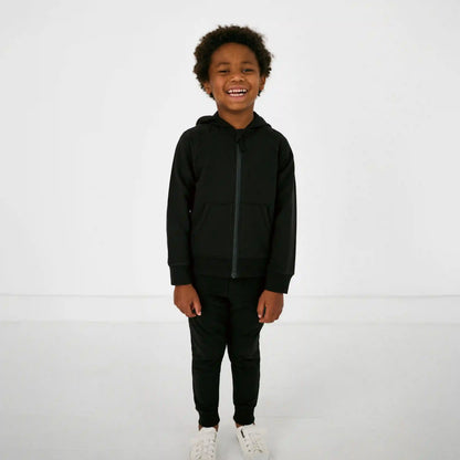 Black Zip Hoodie