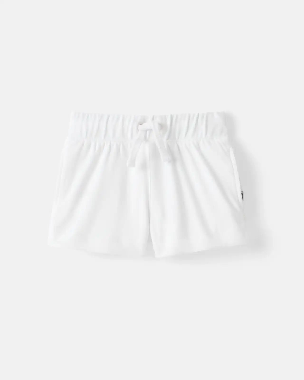 Bright White Denim Shorts