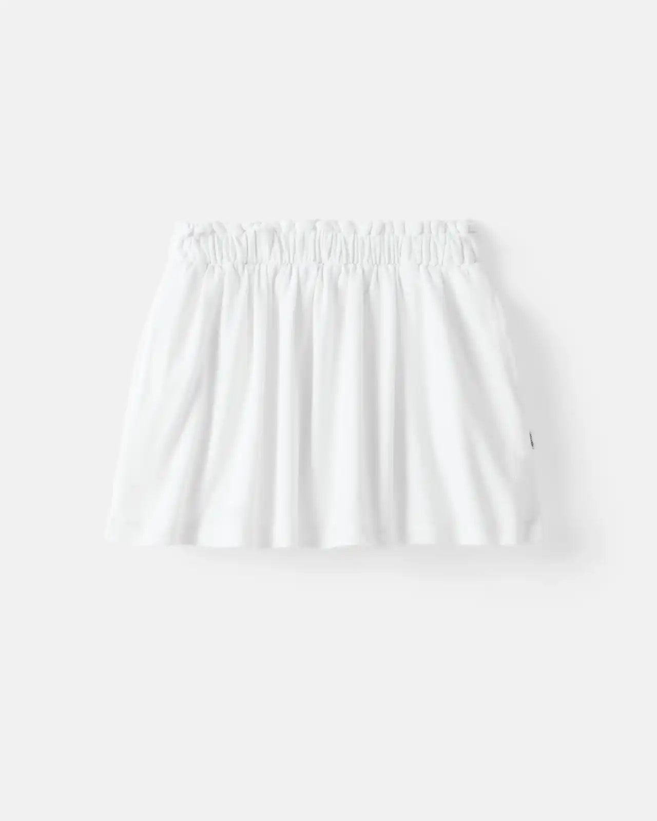 Bright White Denim Skort