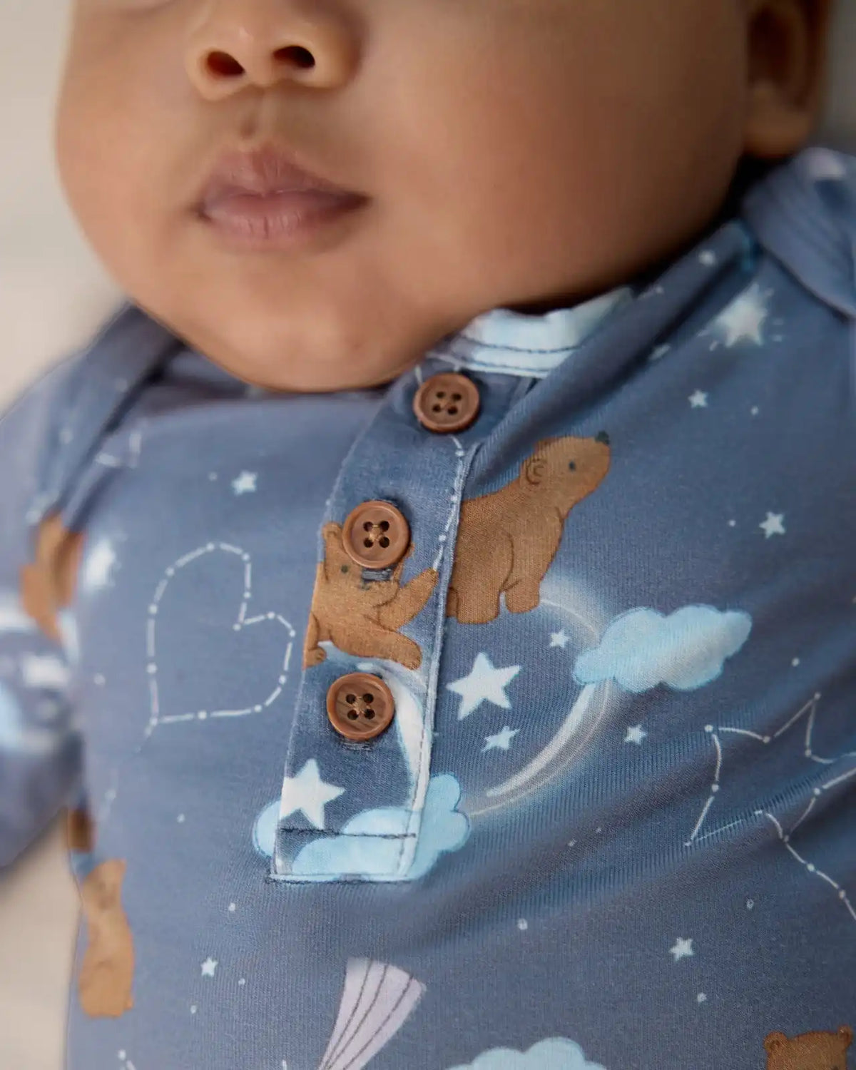Constellation Cubs Henley Bodysuit