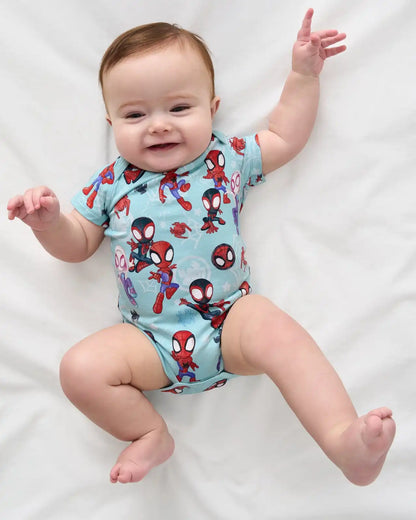 Spidey & His Amazing Friends Tiny Webs Short Sleeve Bodysuit