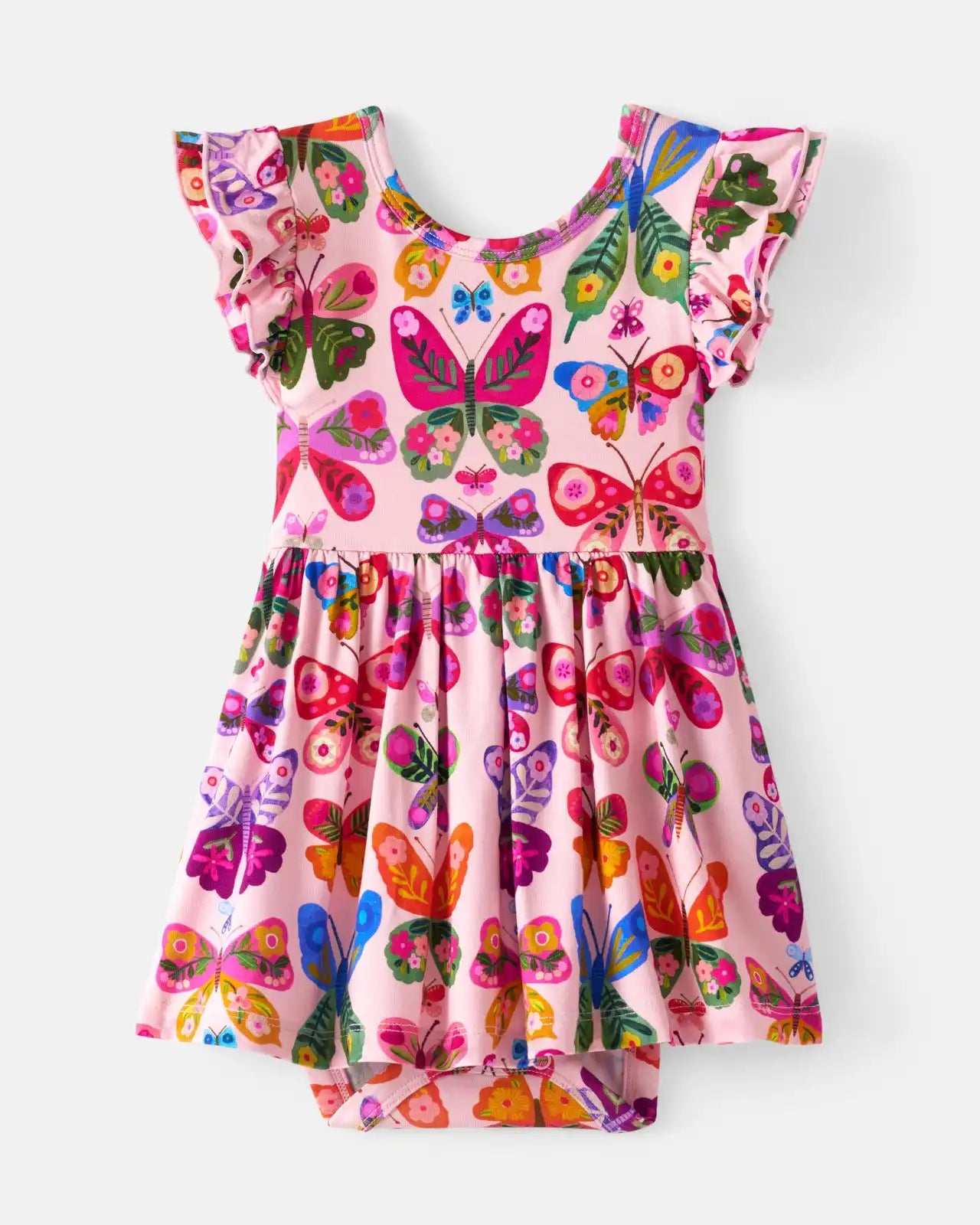 Flutter Garden Skater Dress with Bodysuit