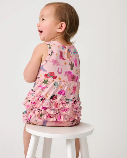 Pink Rancher Roundup Bubble Romper