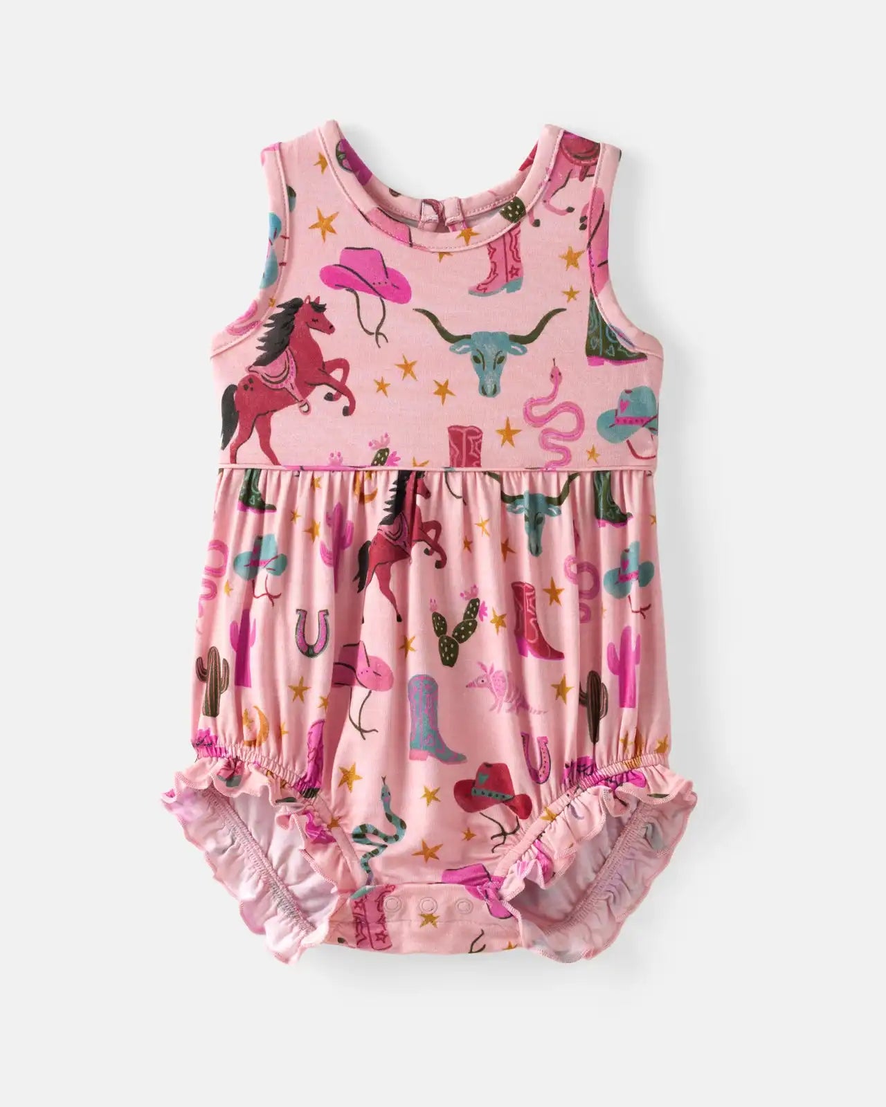 Pink Rancher Roundup Bubble Romper