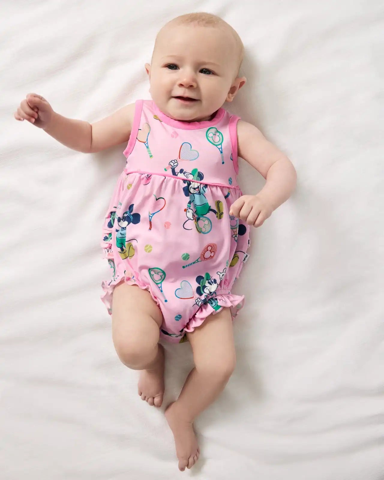 Disney Mickey Mouse & Minnie Mouse Match Bubble Romper