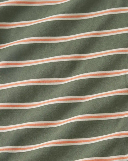 Moss Stripe Pocket Shorty Romper