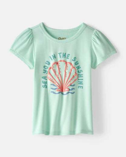 Sparkling Seas Puff Sleeve Tee