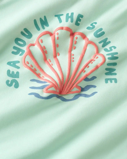 Sparkling Seas Puff Sleeve Tee
