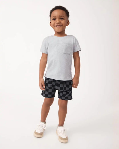 Light Heather Gray Relaxed Pocket Tee