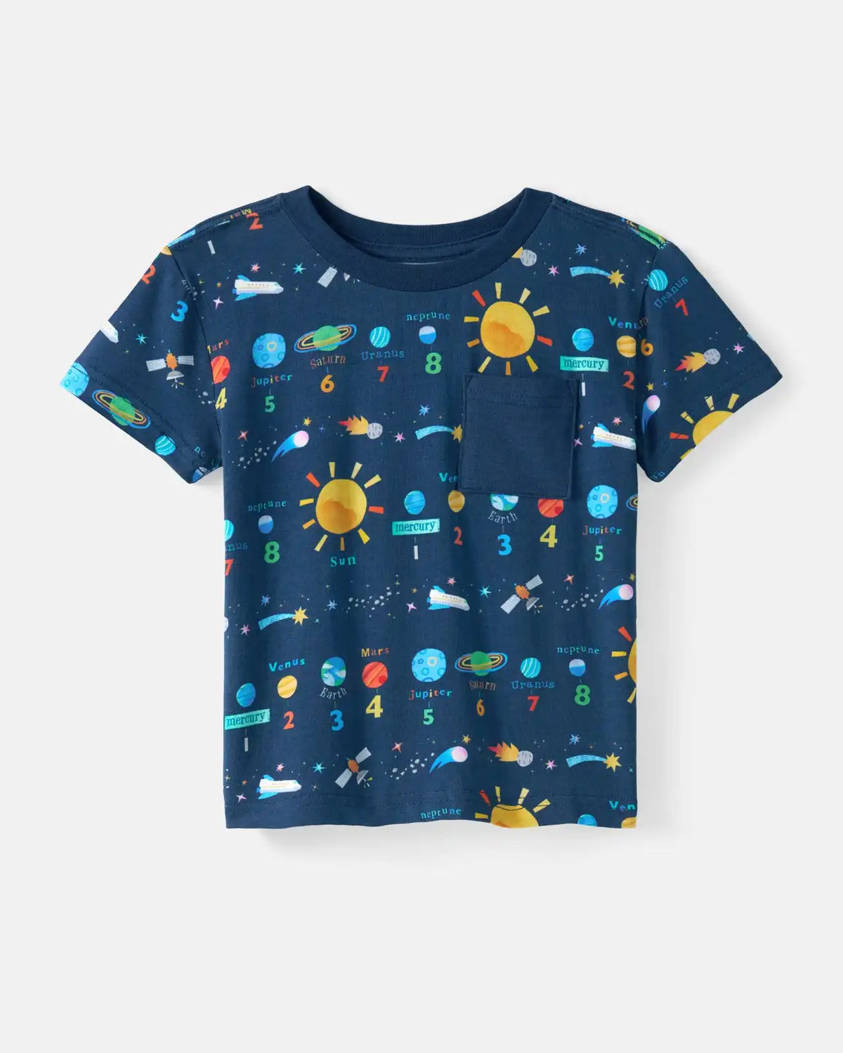Solar Explorers Relaxed Pocket Tee