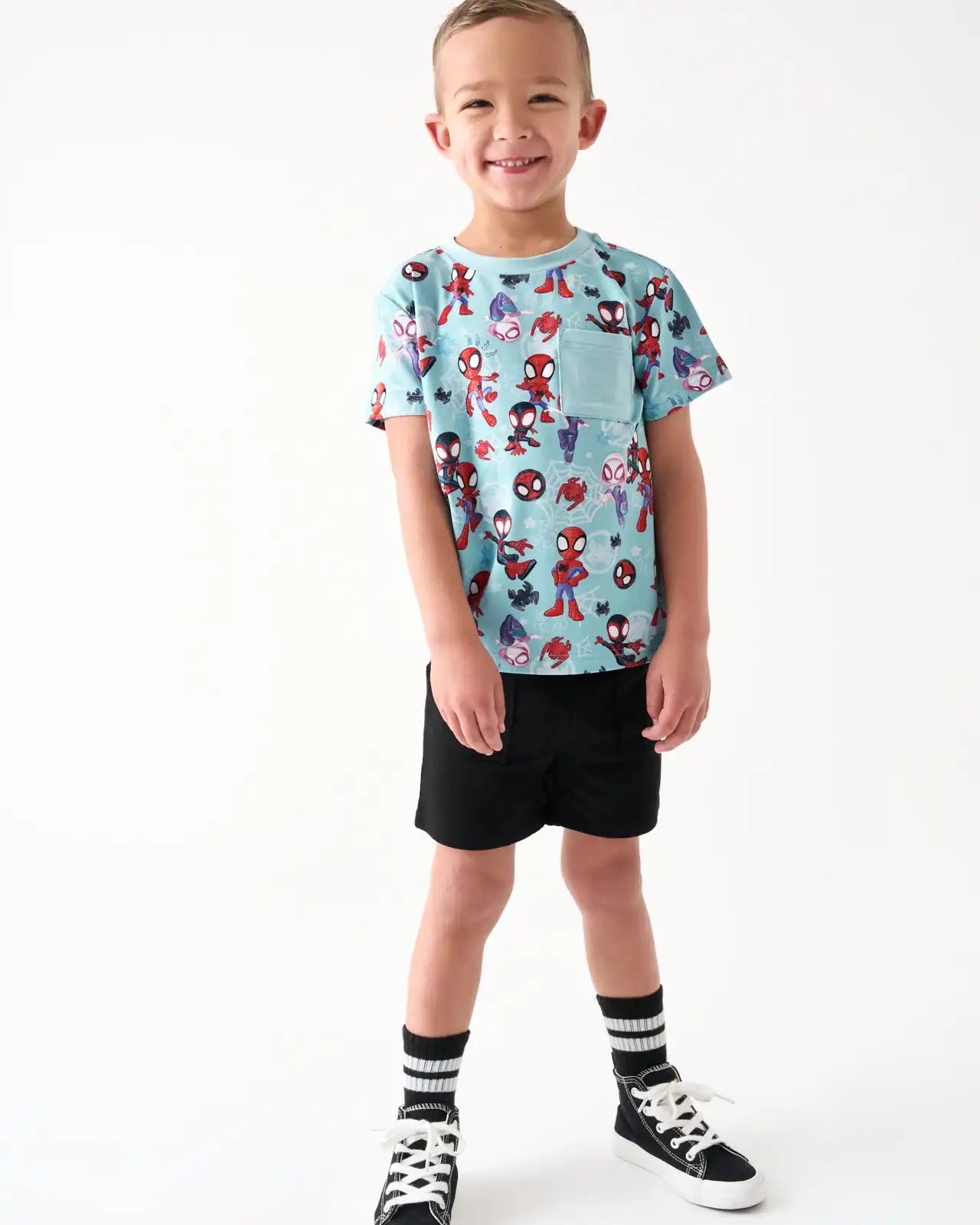 Spidey & His Amazing Friends Tiny Webs Relaxed Pocket Tee