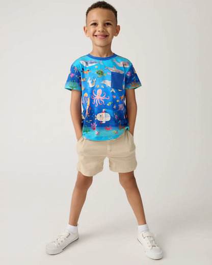 Underwater Discovery Relaxed Pocket Tee