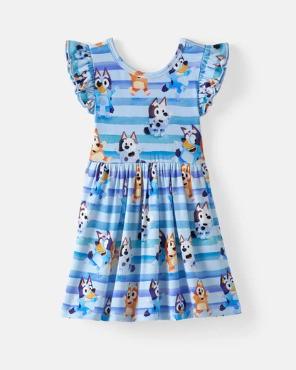 Bluey Dance All Day Flutter Skater Dress