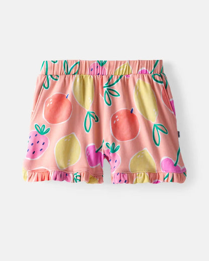 Fruit Frenzy Ruffle Shorts
