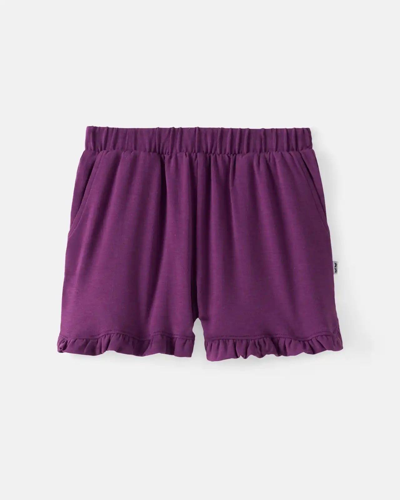 Royal Violet Ruffle Shorts