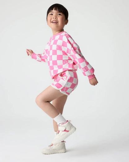 Cheery Checks Pink Dolphin Shorts