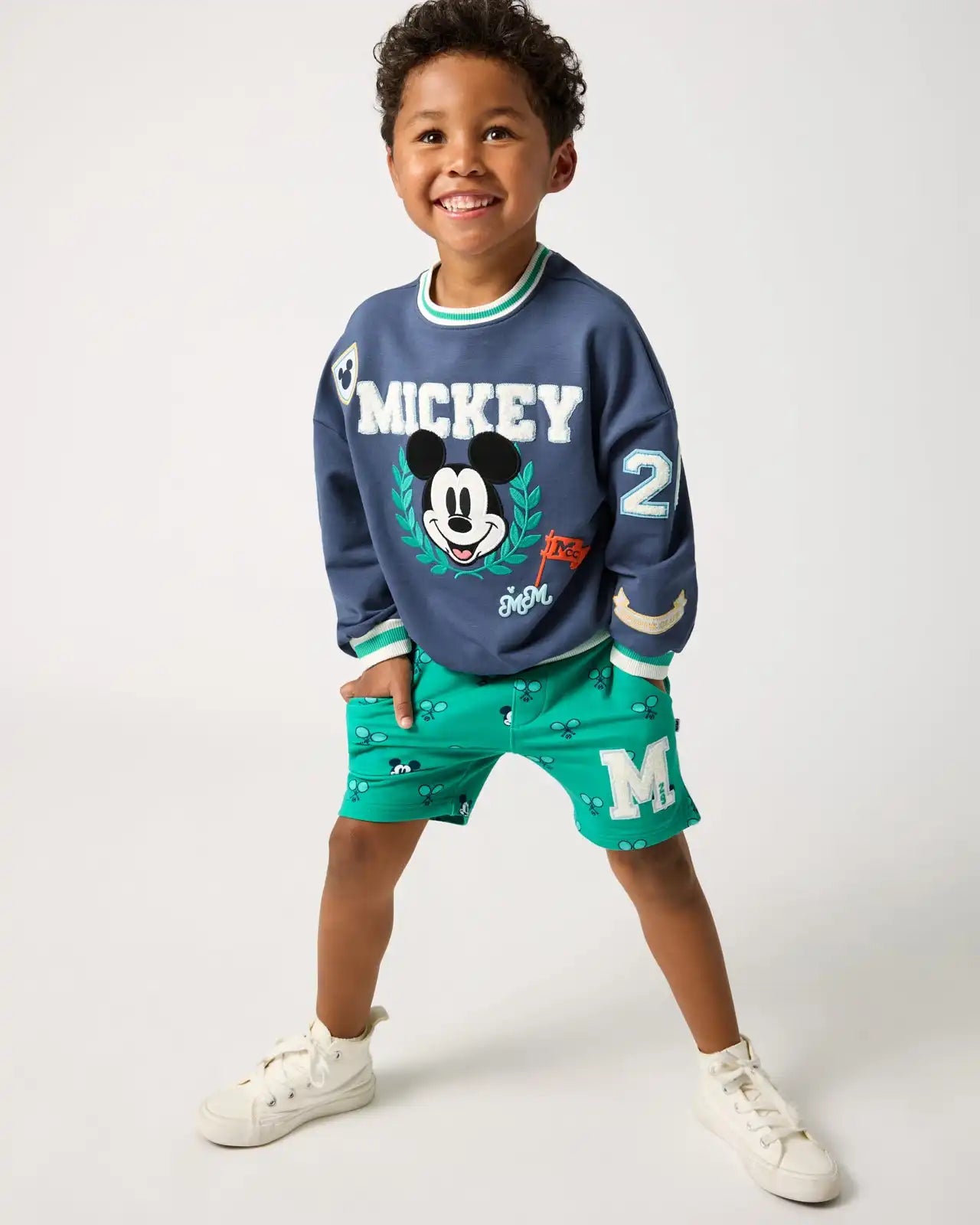 Disney Mickey Mouse Racket Rally Drawstring Shorts