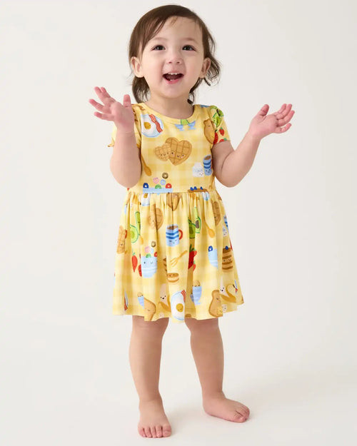 Breakfast Bunch Skater Dress with Bodysuit